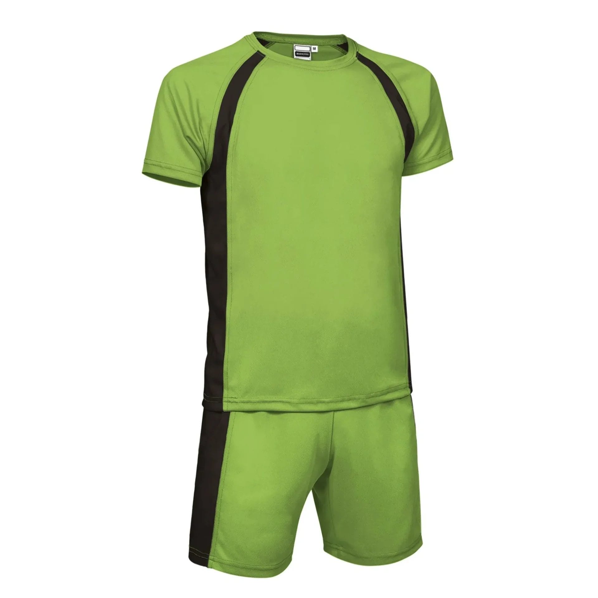 MARACANA Echipament sportiv Set tricou și pantaloni scurți sport Verde mar-Negru
