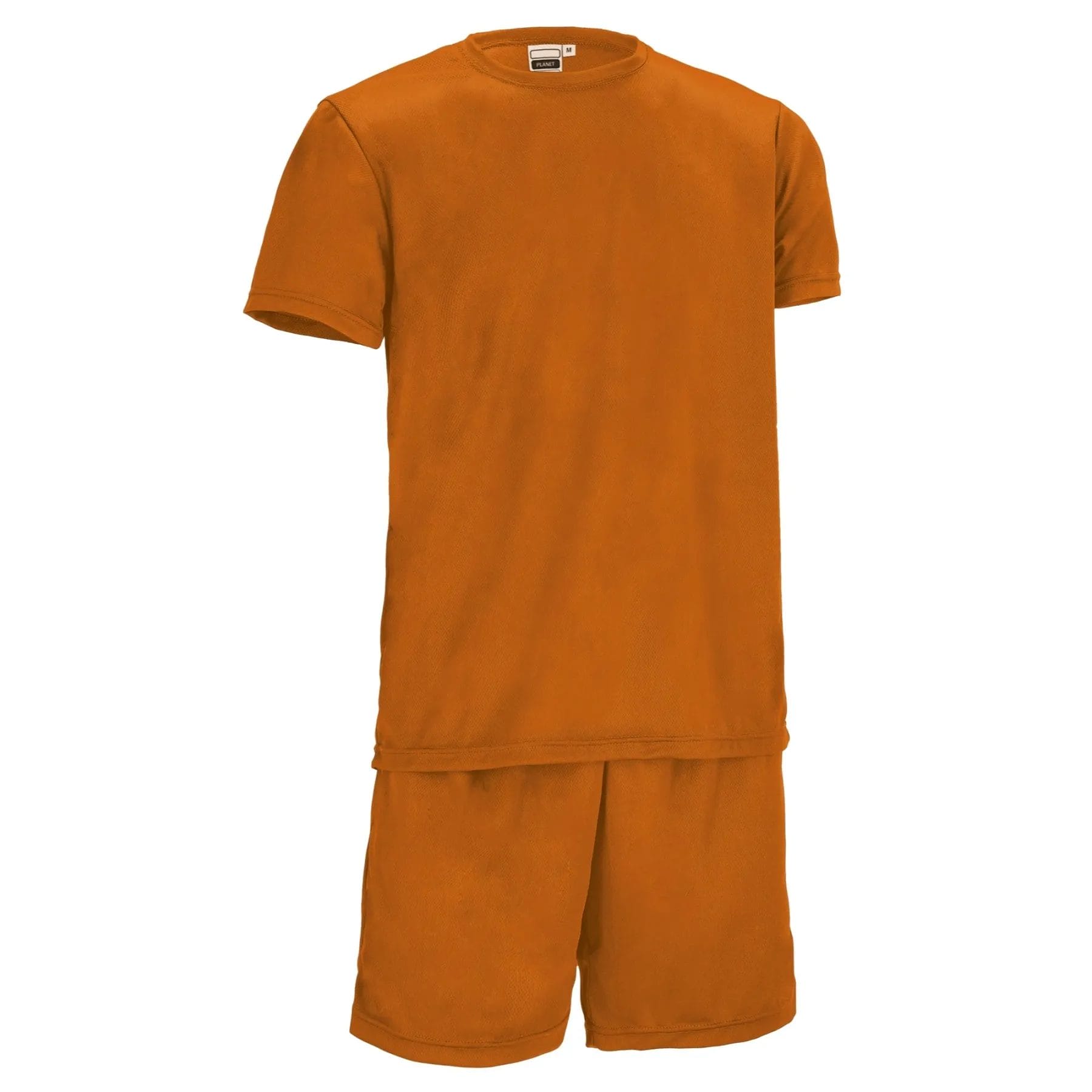 PLANET Echipament sportiv Set tricou și pantaloni scurți sport Portocaliu fluorescent