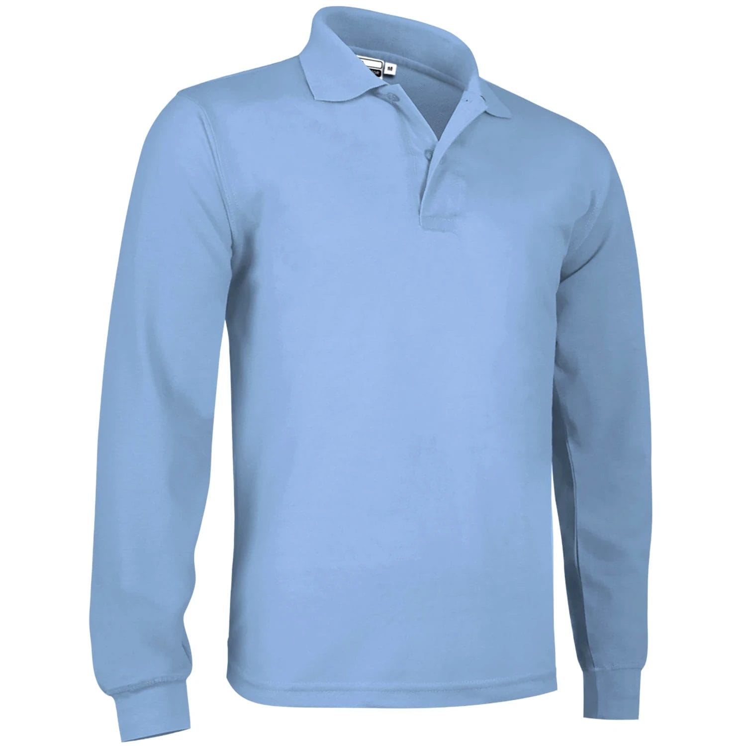 Tricou Polo PREDATOR Copii Premium 100% Bumbac 220g Oeko-Tex mânecă lungă  Bleu