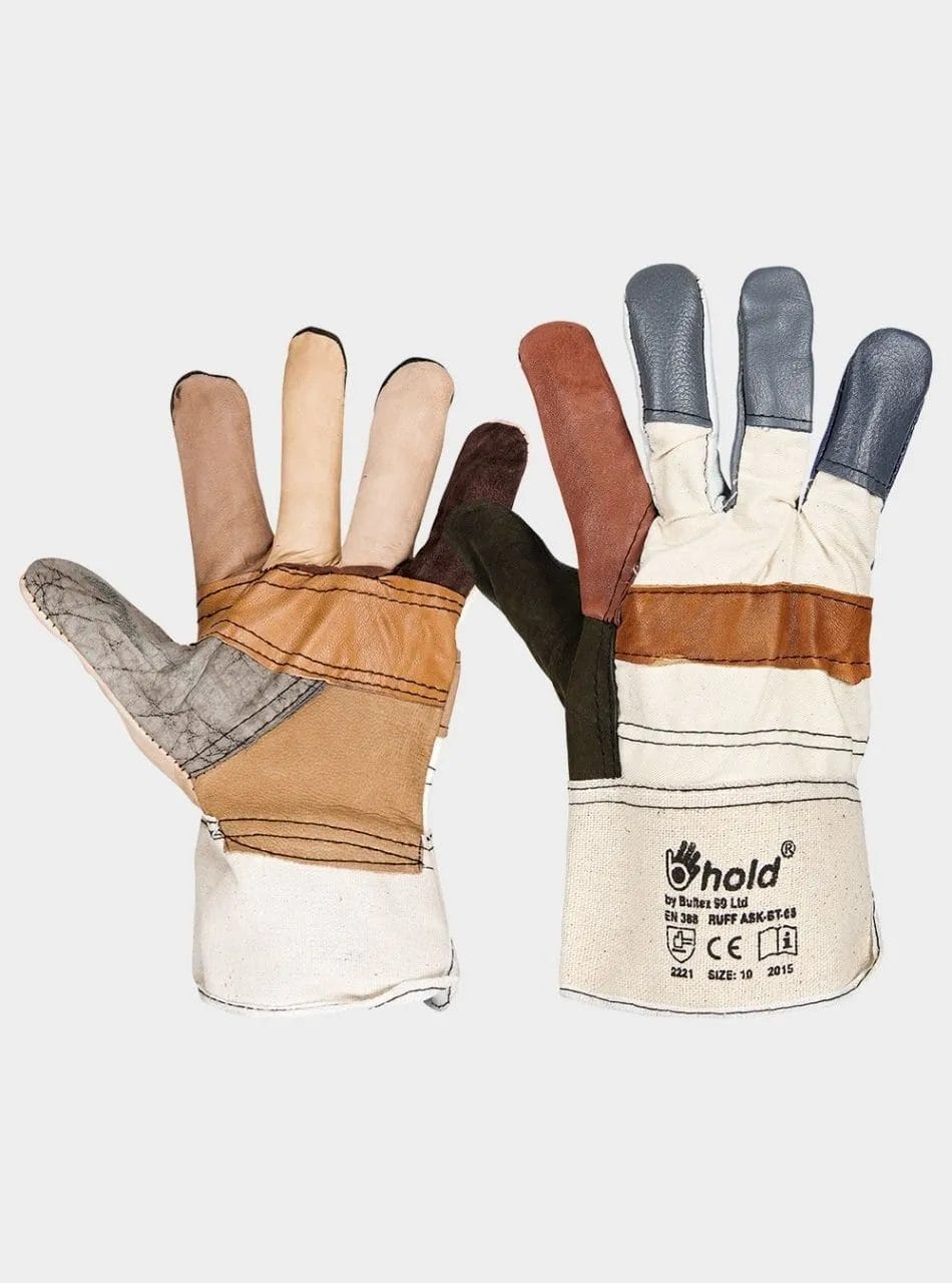 RUFF Mănuși din piele și material textil 70184001