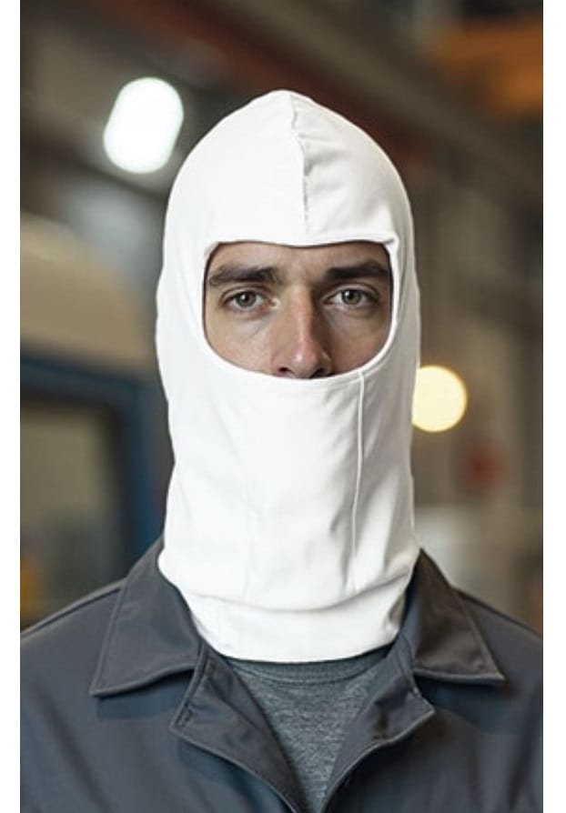 Cagulă Frost Albă | Exterior Twill & Interior Fleece Alb