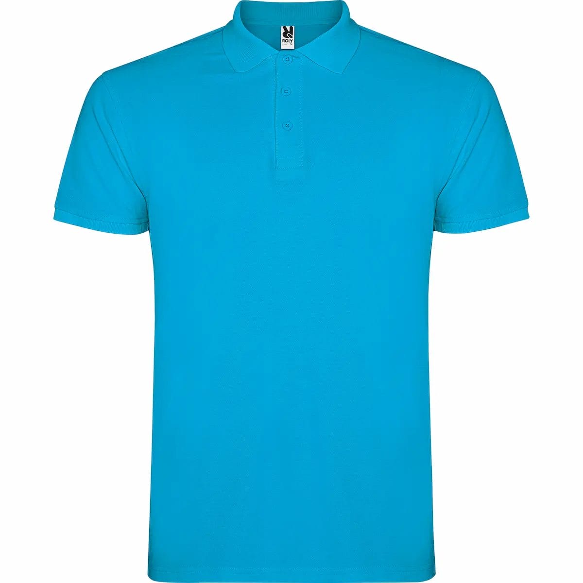 star tricou polo roly, bumbac 100%, 200gr/mp, cu mânecă scurtă, turcoaz