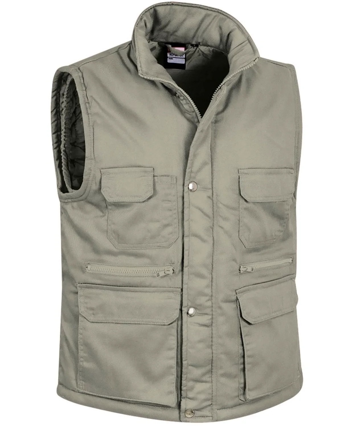 Vestă de Lucru REPORTER Vătuită | Multi-Buzunare | EIP, Bej nisip