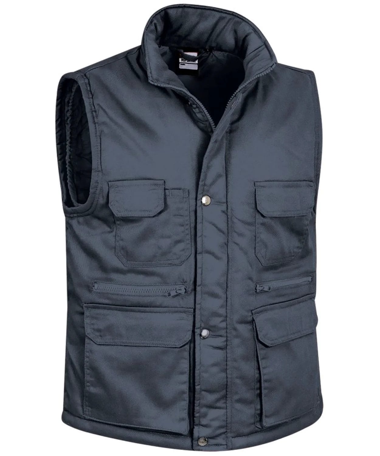 Vestă de Lucru REPORTER Vătuită | Multi-Buzunare | EIP, Gri mediu