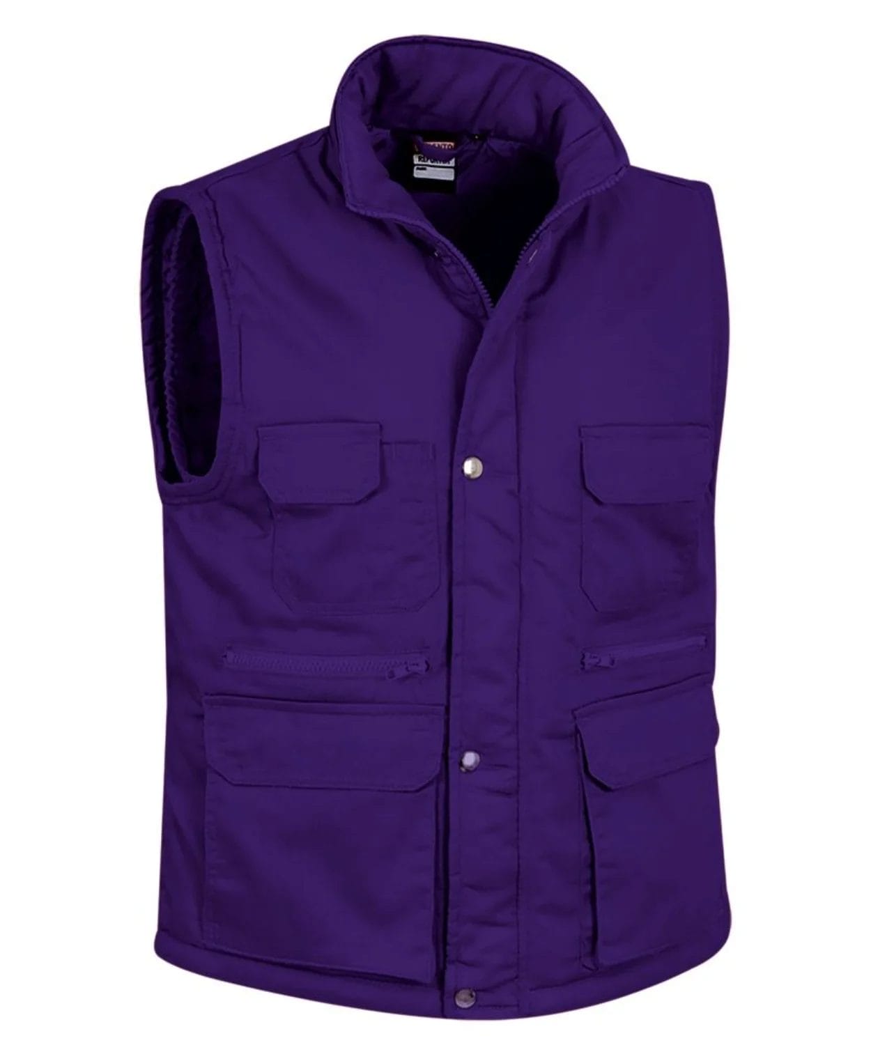 Vestă de Lucru REPORTER Vătuită | Multi-Buzunare | EIP, Mov strugure