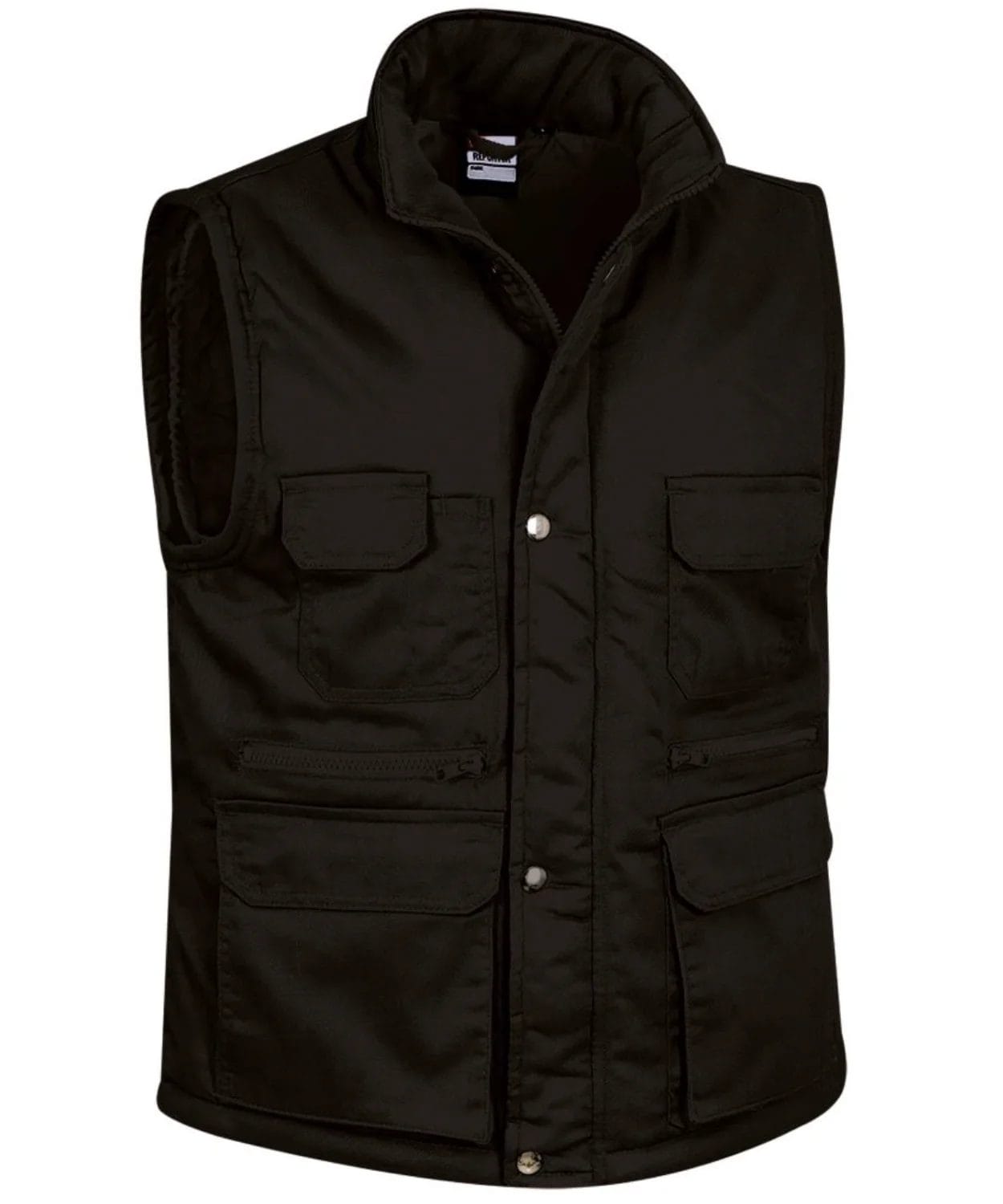 Vestă de Lucru REPORTER Vătuită | Multi-Buzunare | EIP, Negru