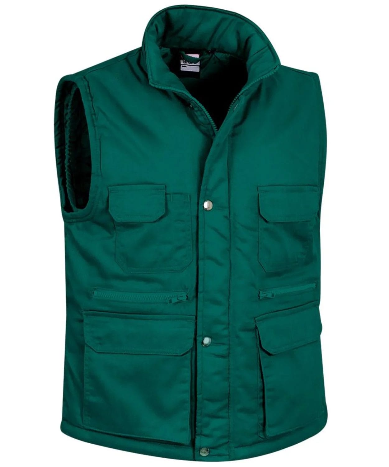 Vestă de Lucru REPORTER Vătuită | Multi-Buzunare | EIP,  Verde amazonic