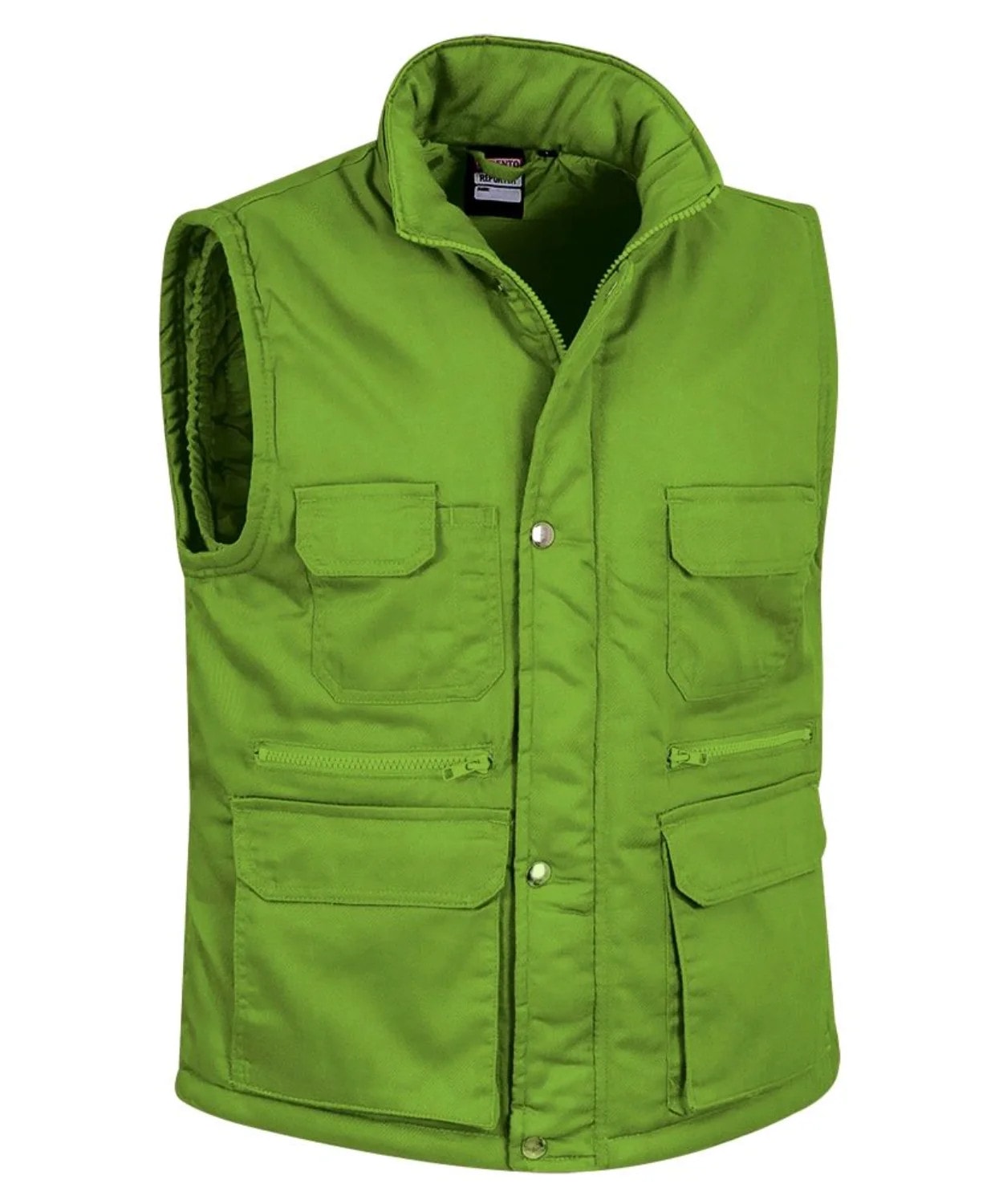 Vestă de Lucru REPORTER Vătuită | Multi-Buzunare | EIP, Verde mar