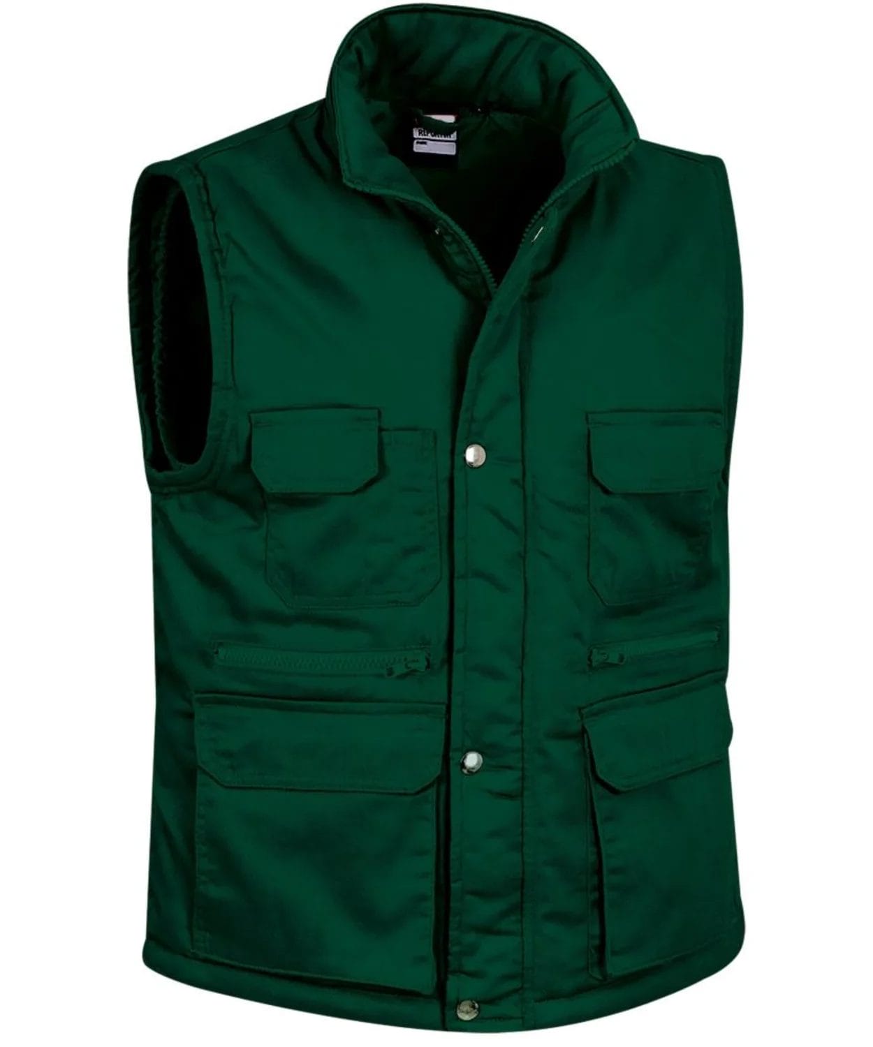 Vestă de Lucru REPORTER Vătuită | Multi-Buzunare | EIP, Verde sticla