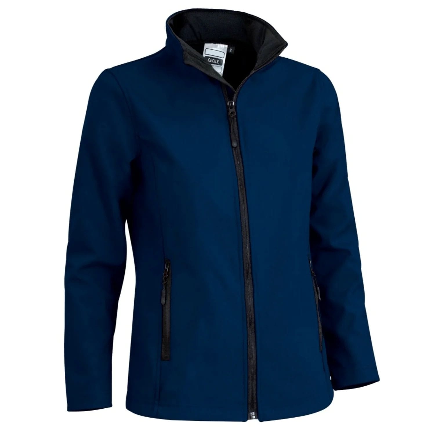 Jachetă Softshell Damă Cecile | Cambrată & Termică 350g Bleumarin