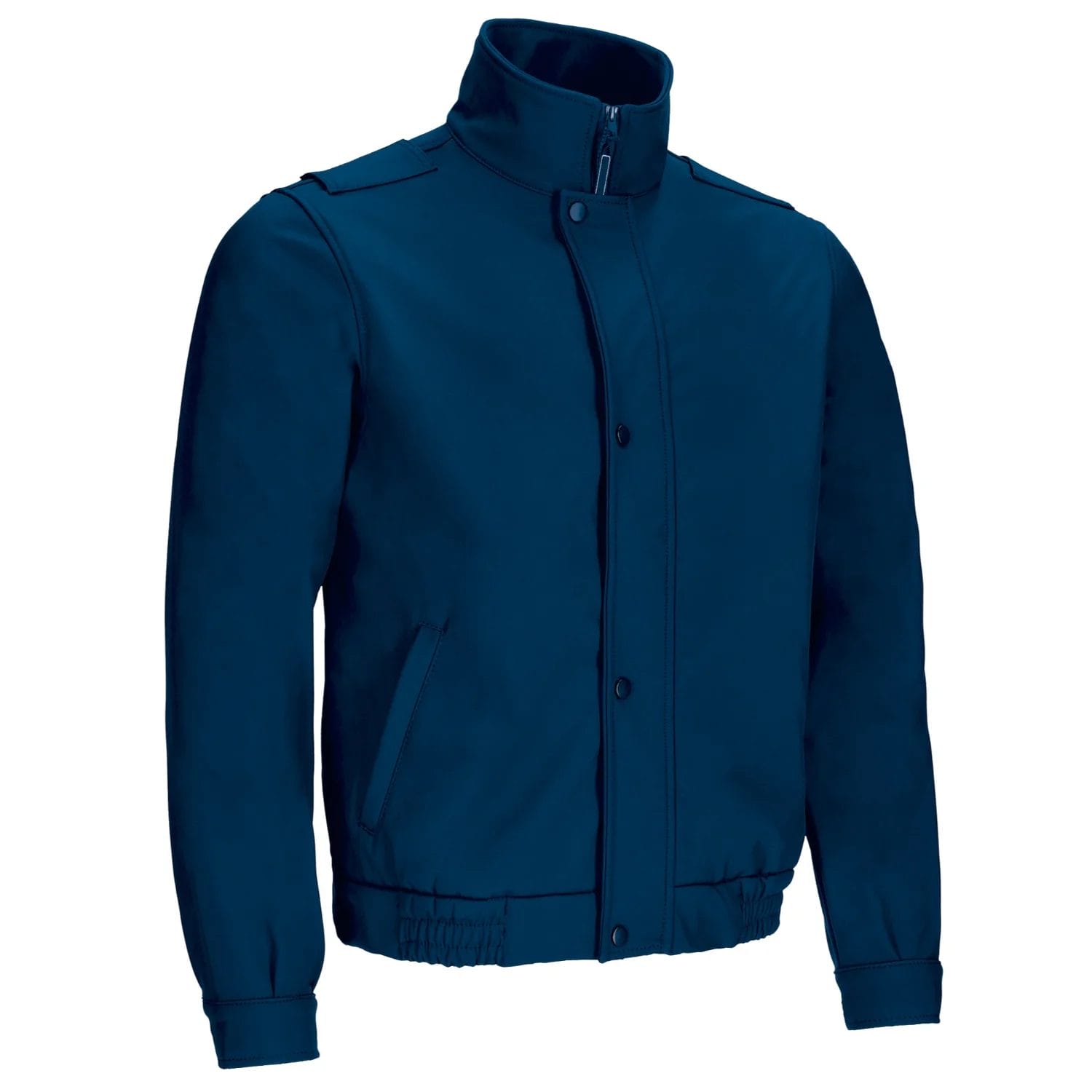 Jachetă Softshell Keeper Negru | Uniformă Tactică Pază Bleumarin