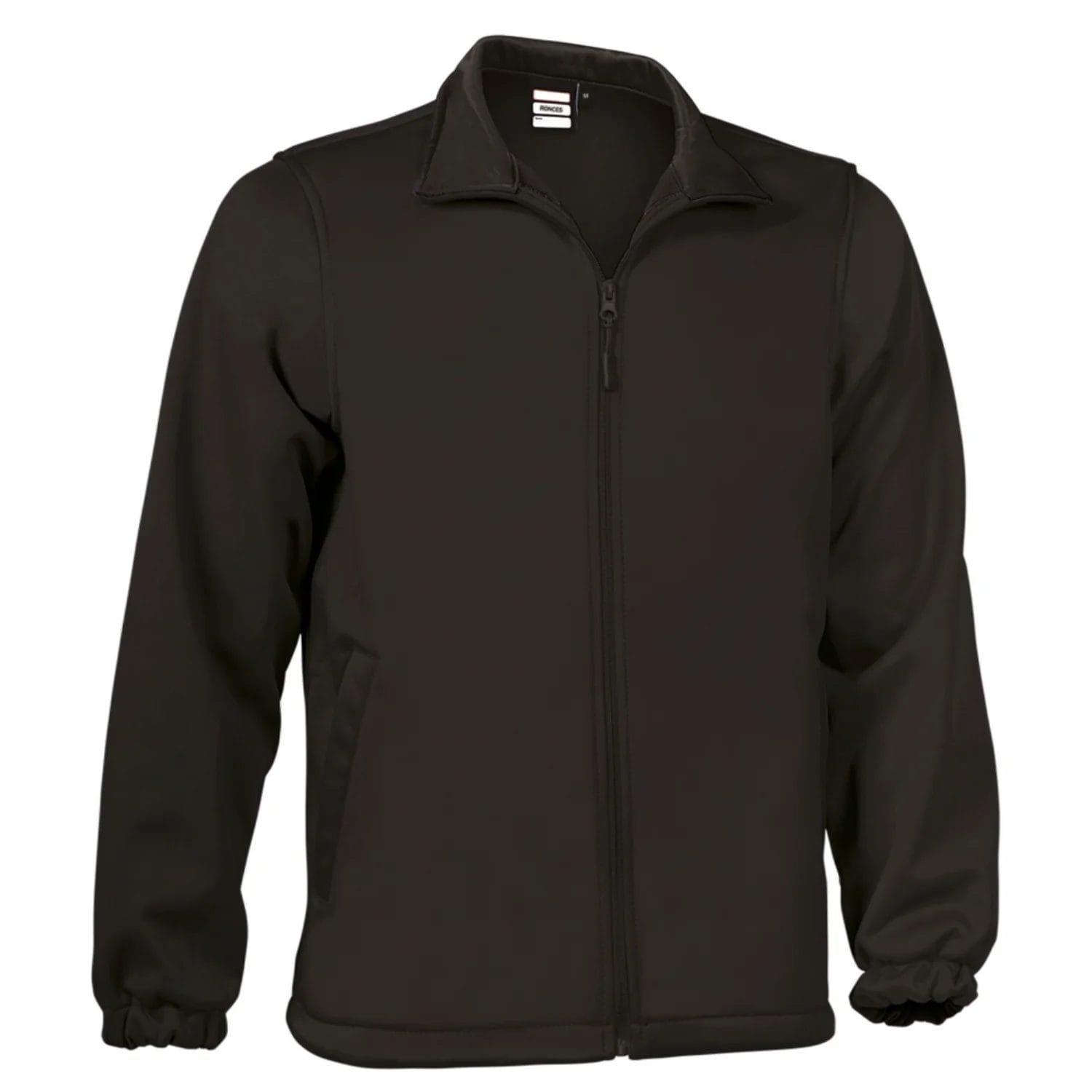 Jachetă Softshell Ronces Galben Neon | Vizibilitate 350g Negru