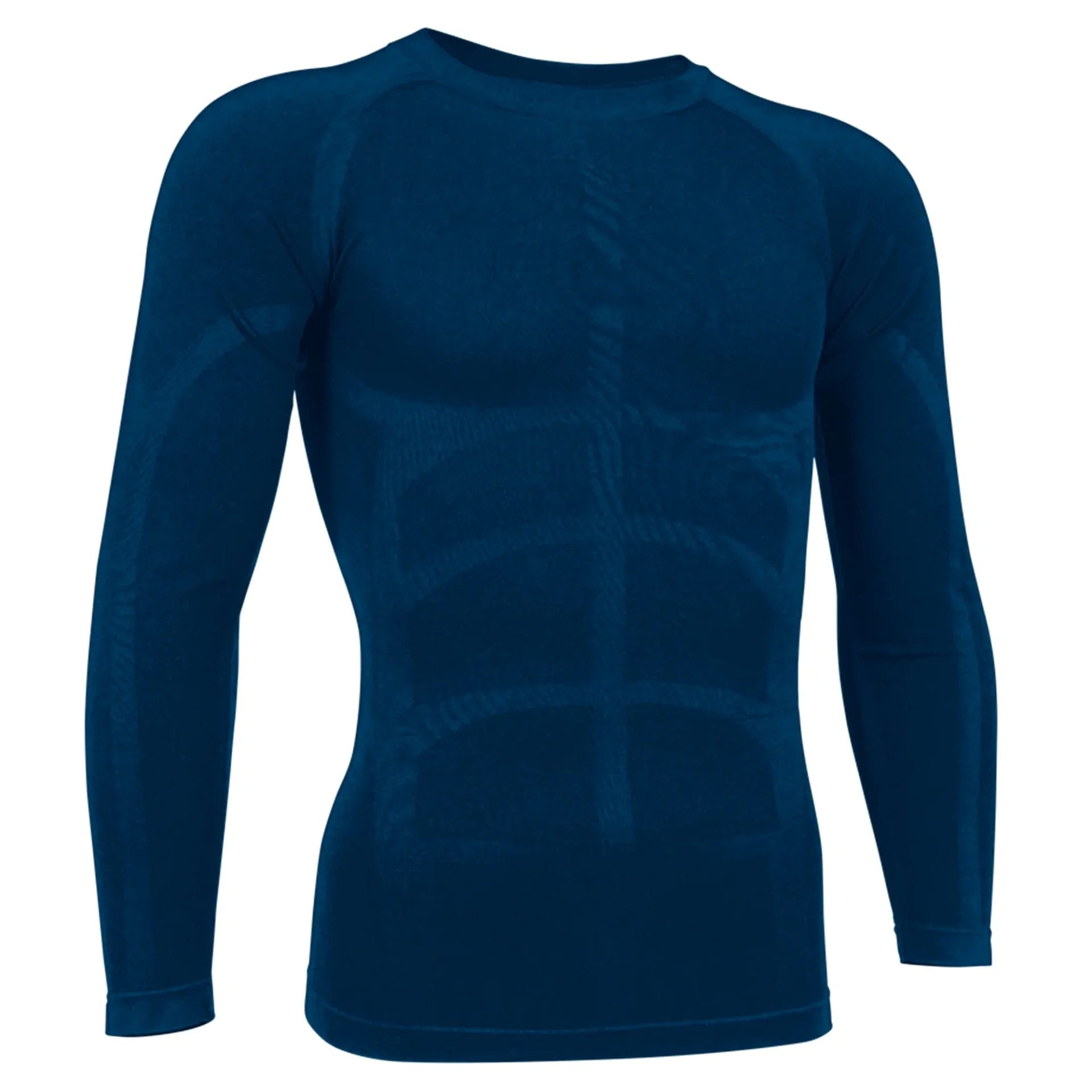 Tricou termic cu mânecă lungă, guler rotund, SKYNET Bleumarin