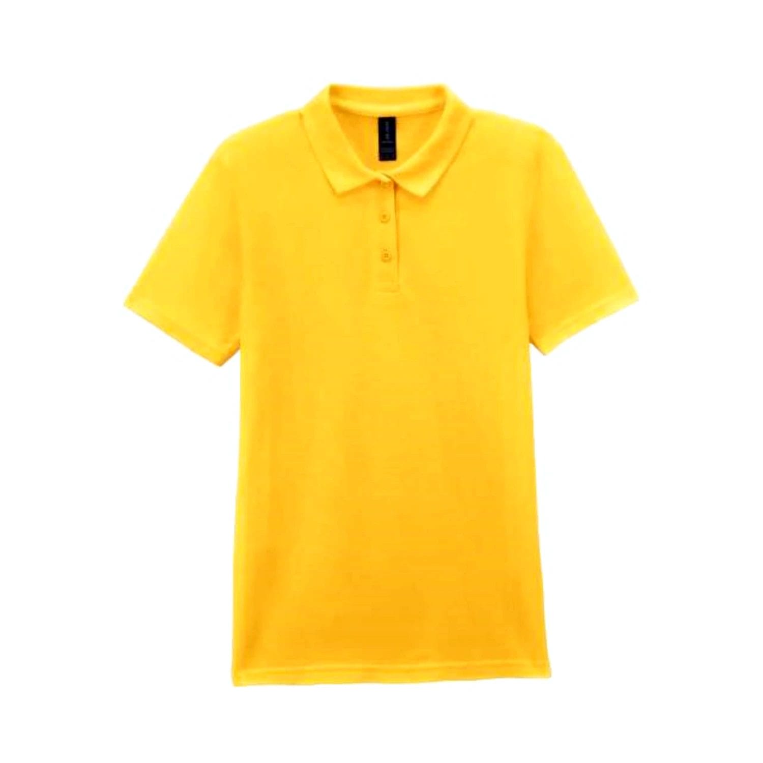Tricou Polo Damă Gildan 64800B3 Softstyle 170g - 100% Bumbac Ring Spun Double Piqué, Daisy