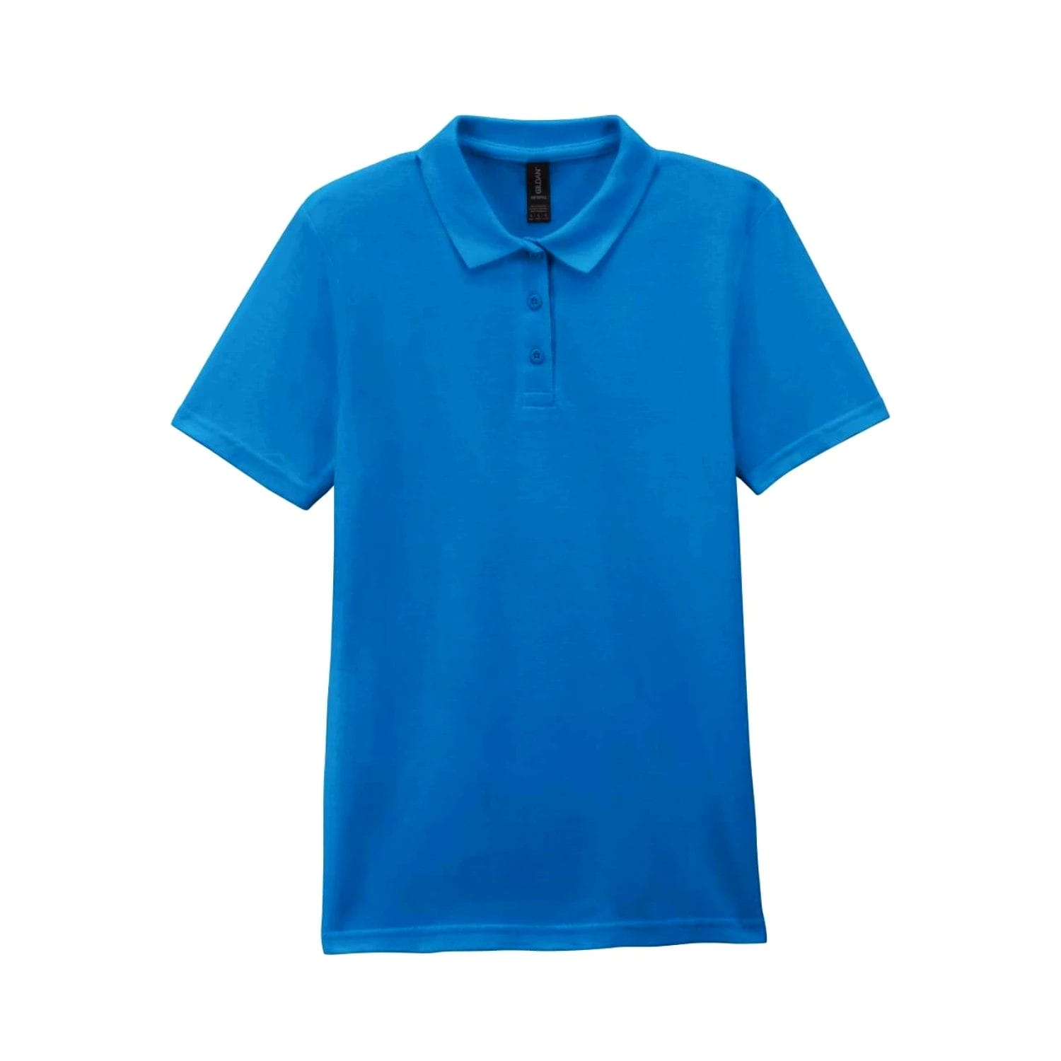Tricou Polo Damă Gildan 64800B3 Softstyle 170g | 100% Bumbac Ring Spun Double Piqué, Sapphire