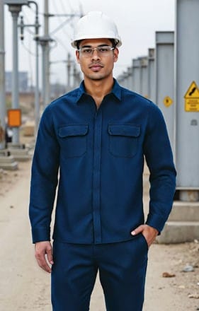 Cămașă ignifugată cu mânecă lungă, 100% bbc BLAZE